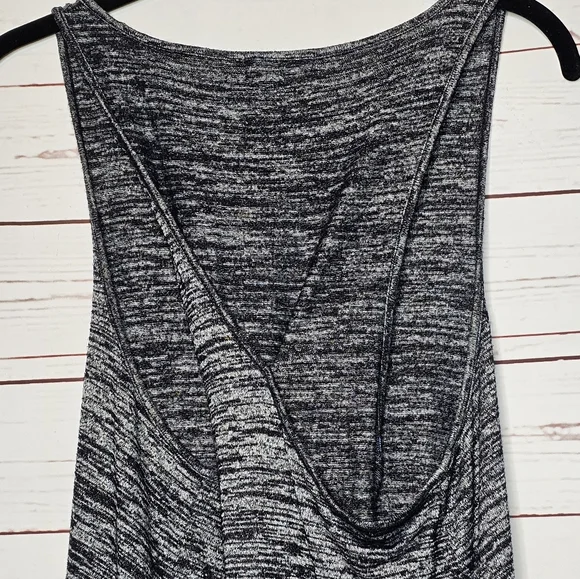 Rag & Bone Jeans Black Heather Twist Back Sleeveless Top - Picture 4 of 9